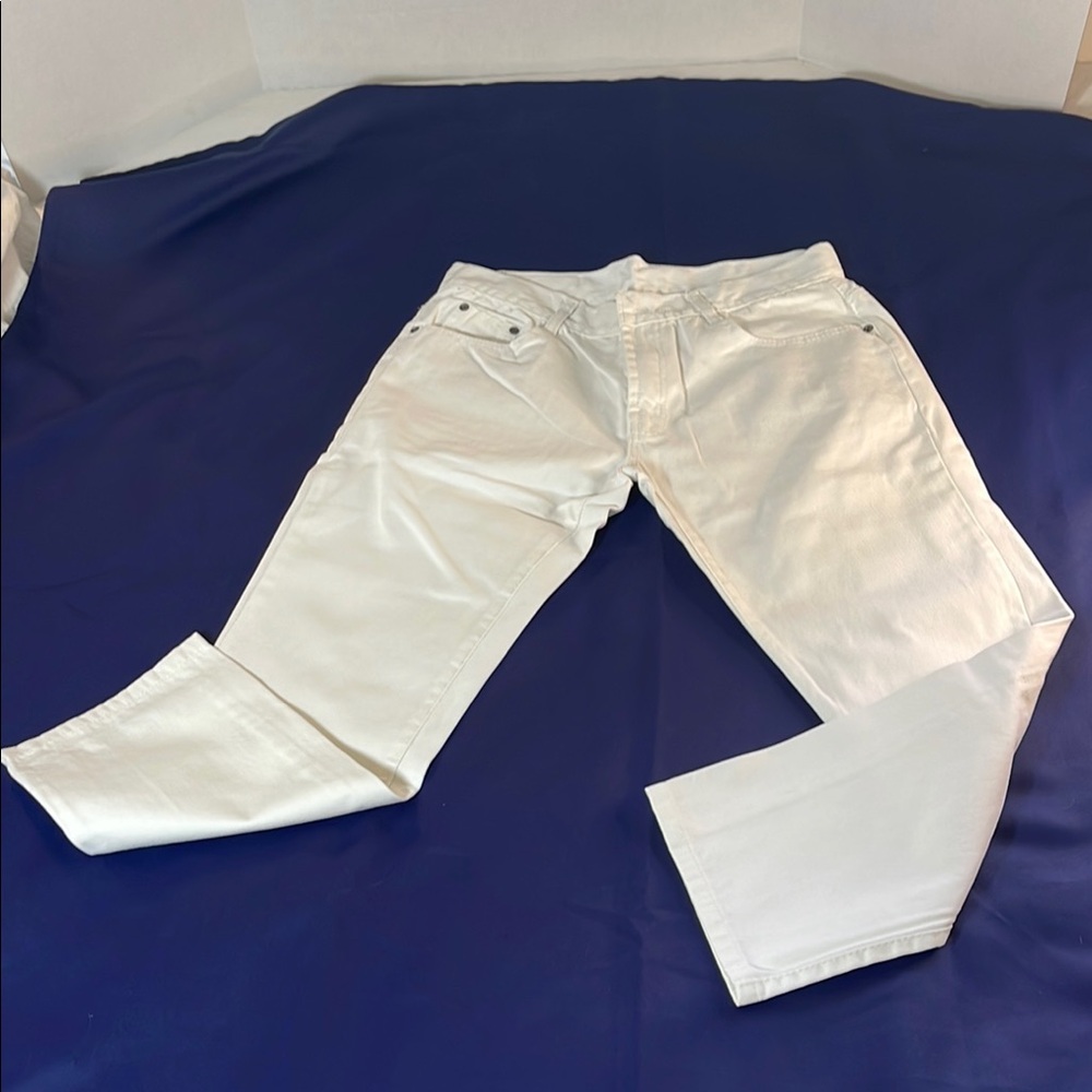 Jag Jeans Men’s Straight White Denim Trousers